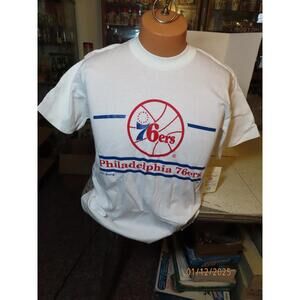1984 The Game Philadelphia 76Ers Sixers Single Stitch White T Shirt